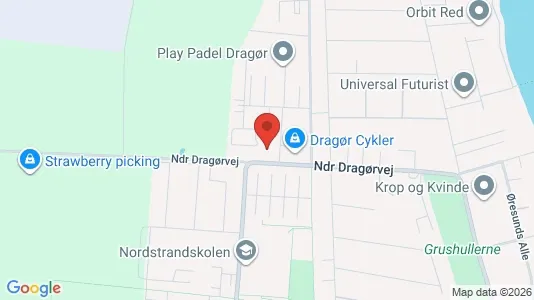 Kliniklokaler til leje i Dragør - kort over placeringen