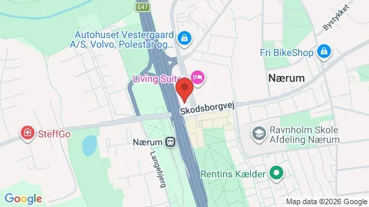 Kontorlokaler til leje i Nærum - kort over placeringen