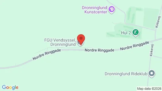 Erhvervslokaler til leje i Dronninglund - kort over placeringen